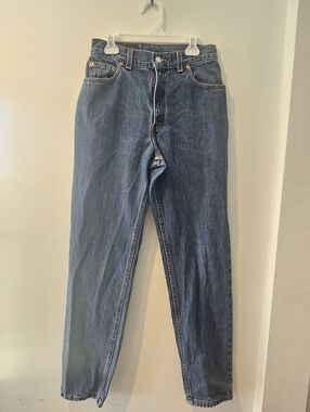 Vintage Levi’s 550 Jeans Relaxed Tapered USA Made High Waist Mom Jeans 6 Reg